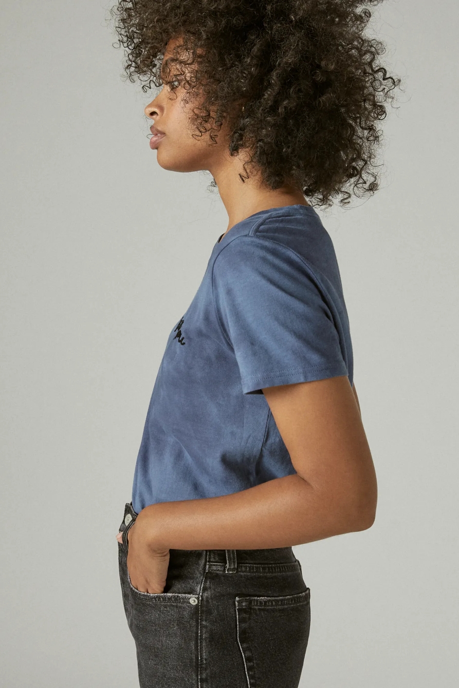 LUCKY YOU CLASSIC CREW TEE, image 3