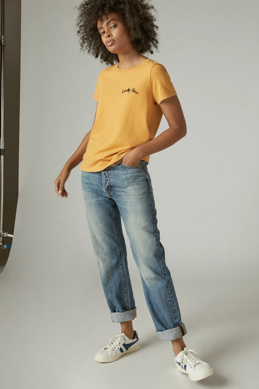 LUCKY YOU CLASSIC CREW TEE, image 2