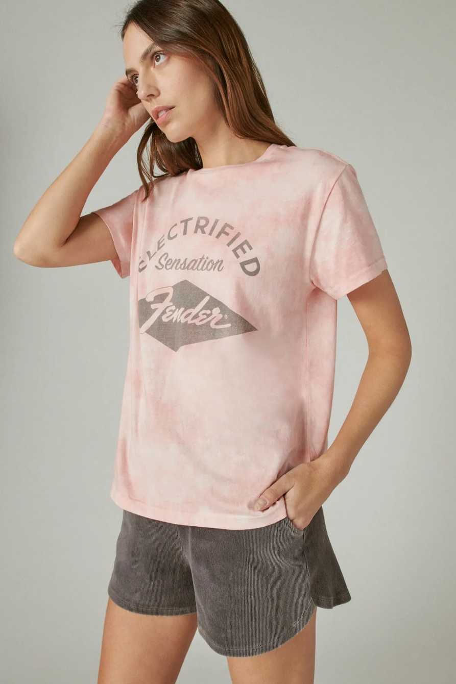TIE DYE FENDER BOYFRIEND TEE, image 3