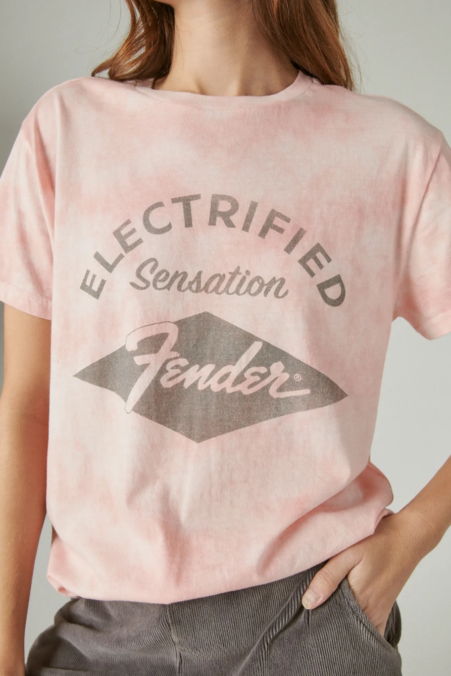 TIE DYE FENDER BOYFRIEND TEE, image 5