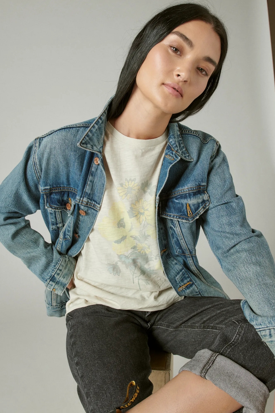 LUCKY BOUQUET BOYFRIEND TEE, image 6