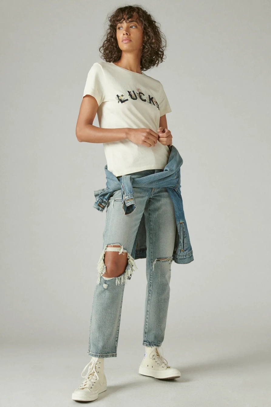 EMBROIDERED LUCKY CLASSIC CREW, image 2