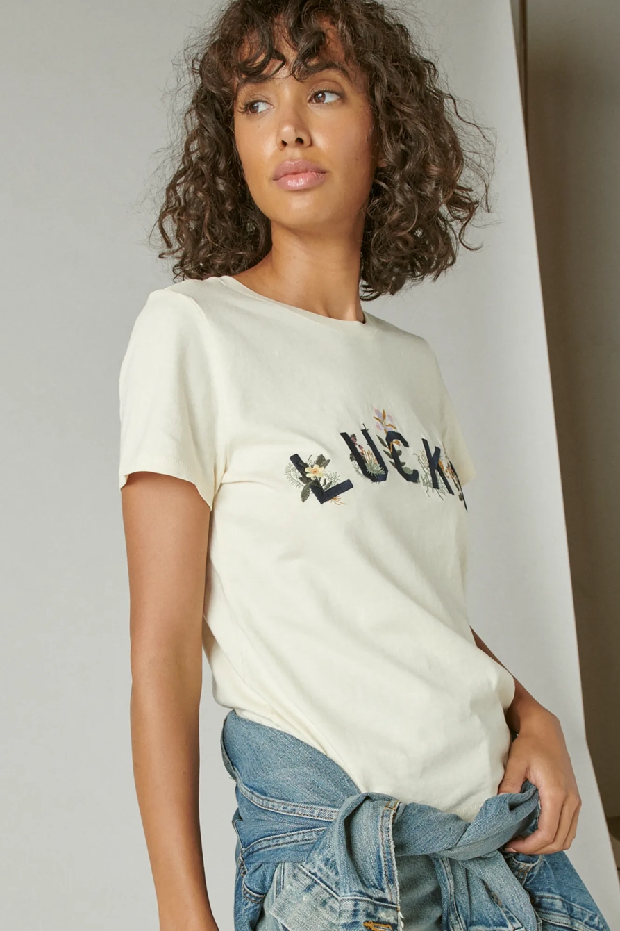 EMBROIDERED LUCKY CLASSIC CREW, image 3