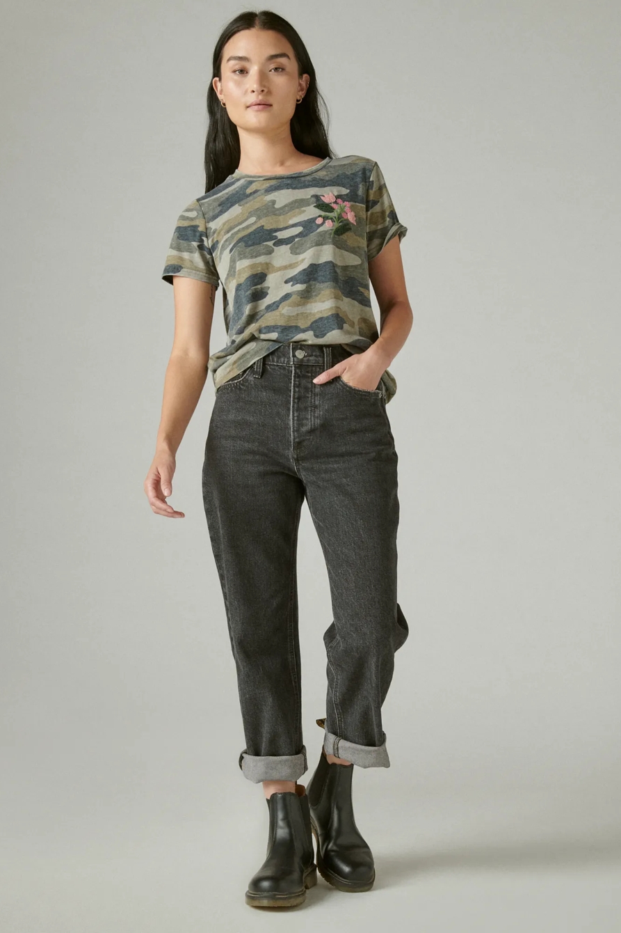 LUCKY CAMO CLASSIC CREW TEE, image 2