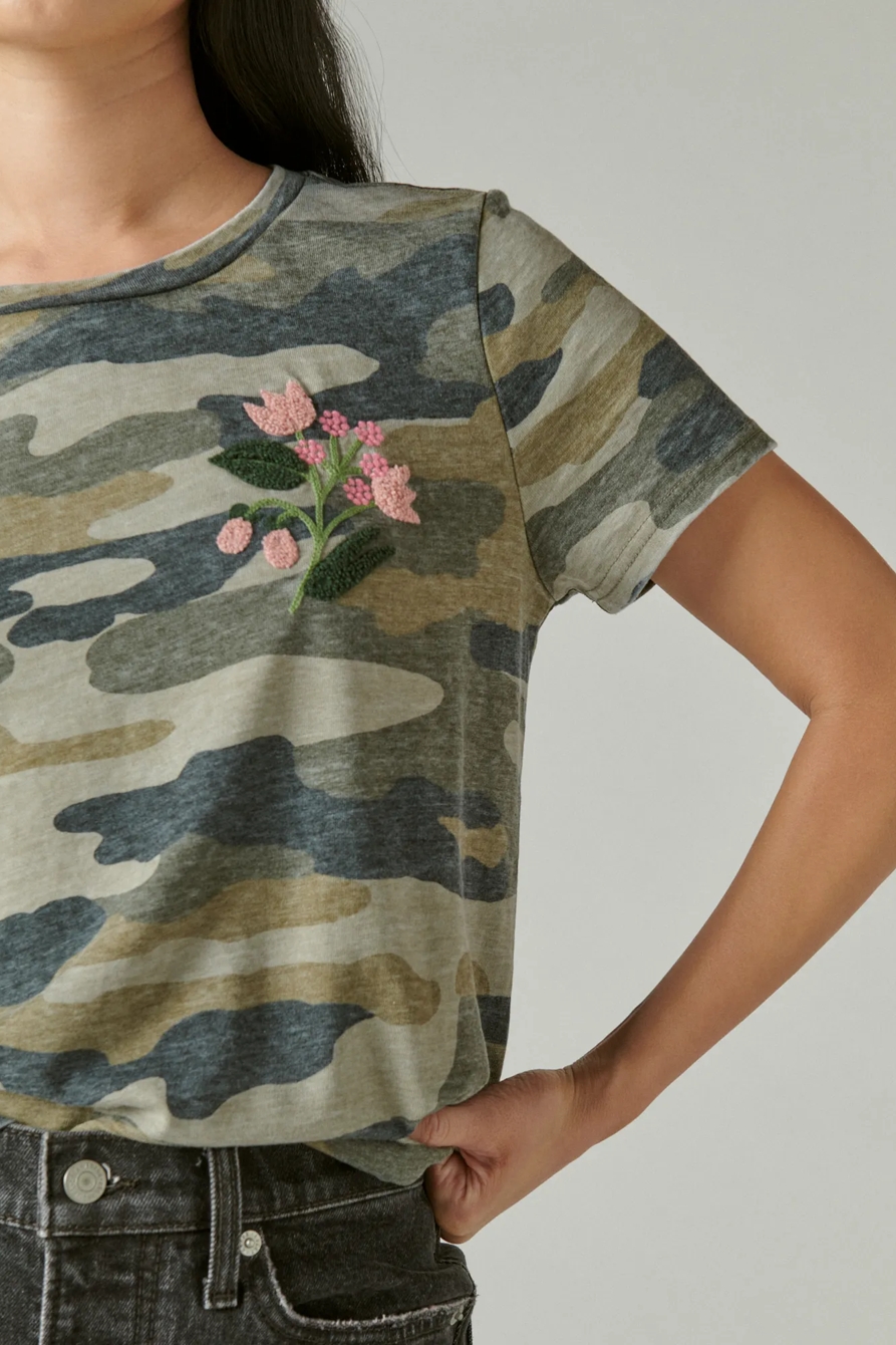 LUCKY CAMO CLASSIC CREW TEE, image 5