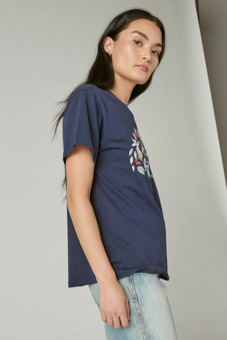 EMBROIDERED LUCKY BOYFRIEND TEE, image 3