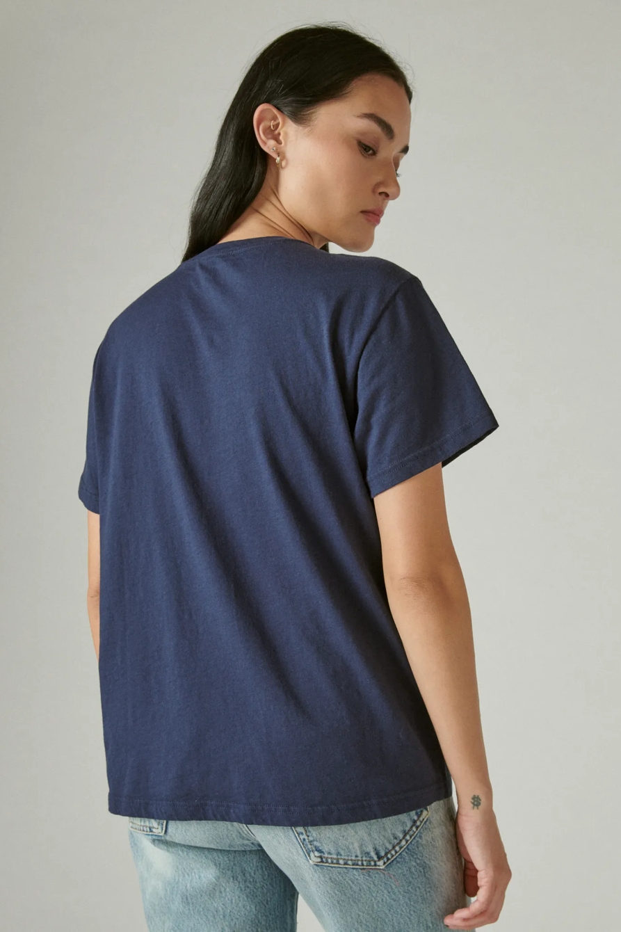 EMBROIDERED LUCKY BOYFRIEND TEE, image 4