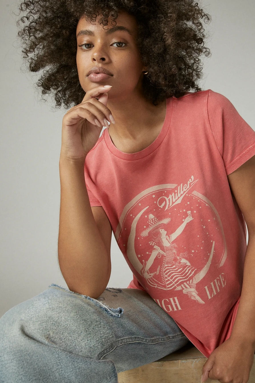 MILLER HIGHLIFE CLASSIC CREW TEE, image 5