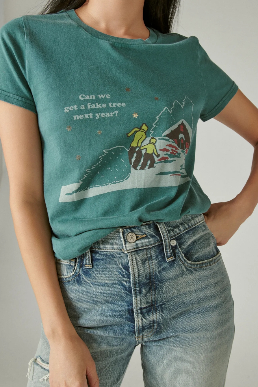 FAKE TREE CLASSIC CREW TEE, image 5