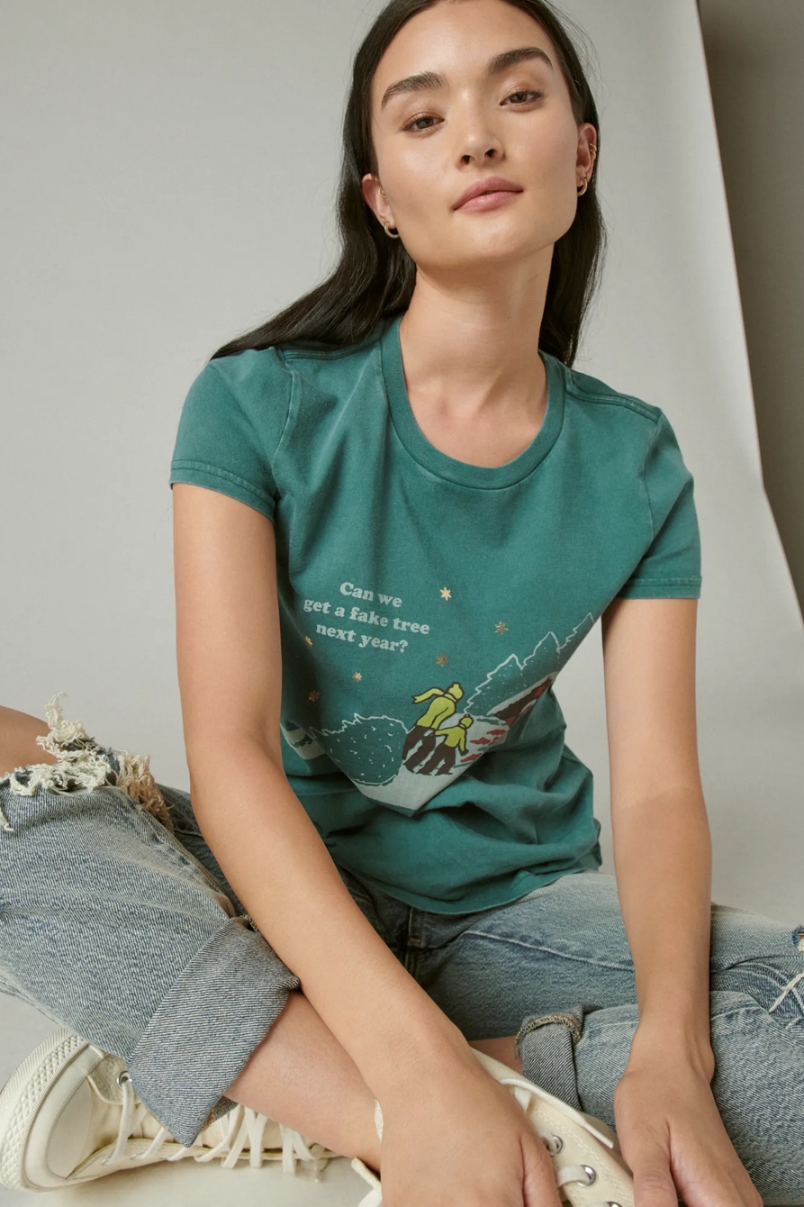 FAKE TREE CLASSIC CREW TEE, image 6