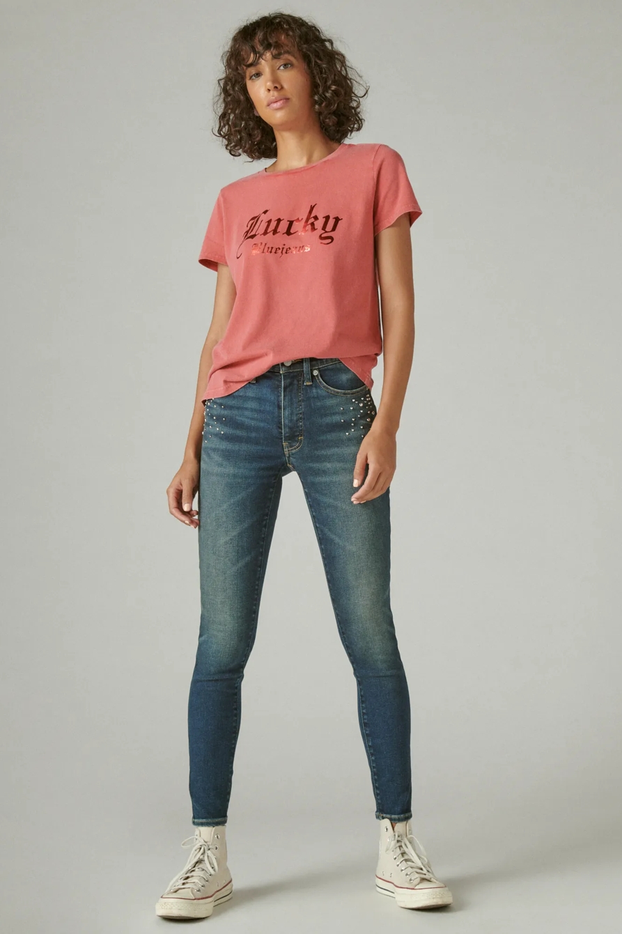 LUCKY BRANDED FOIL TEE, image 2