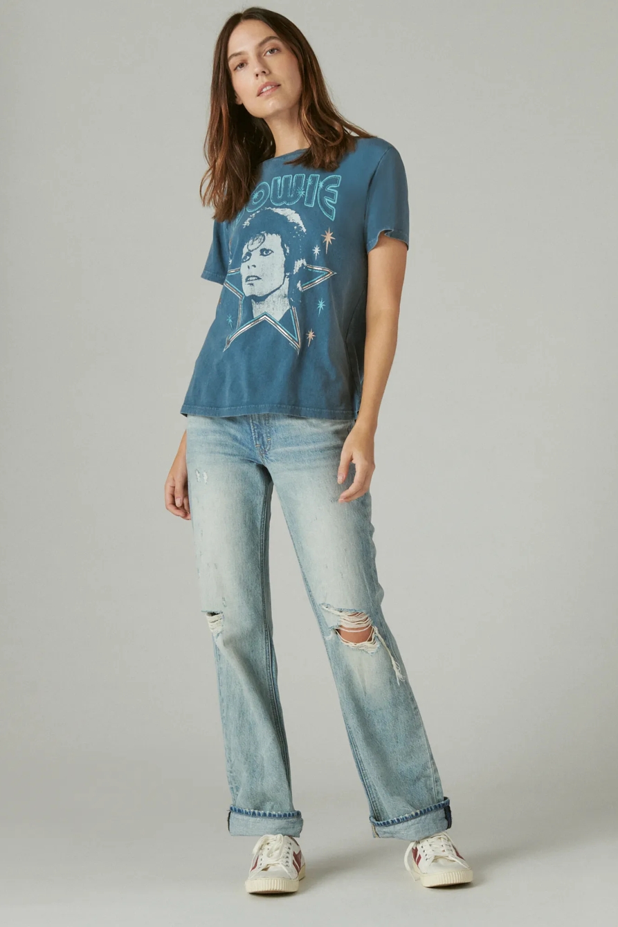 BOWIE STARS BOYFRIEND TEE, image 2
