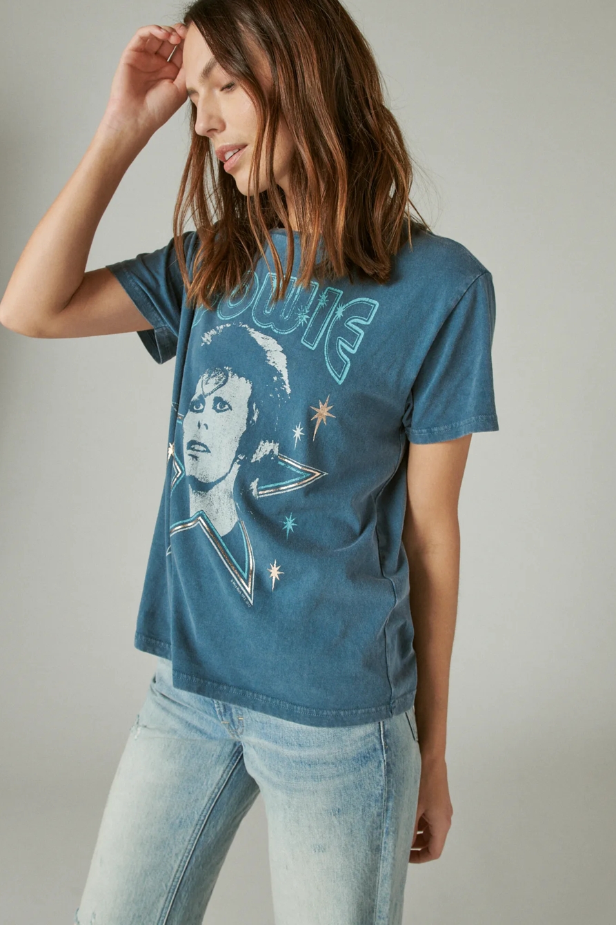 BOWIE STARS BOYFRIEND TEE, image 3