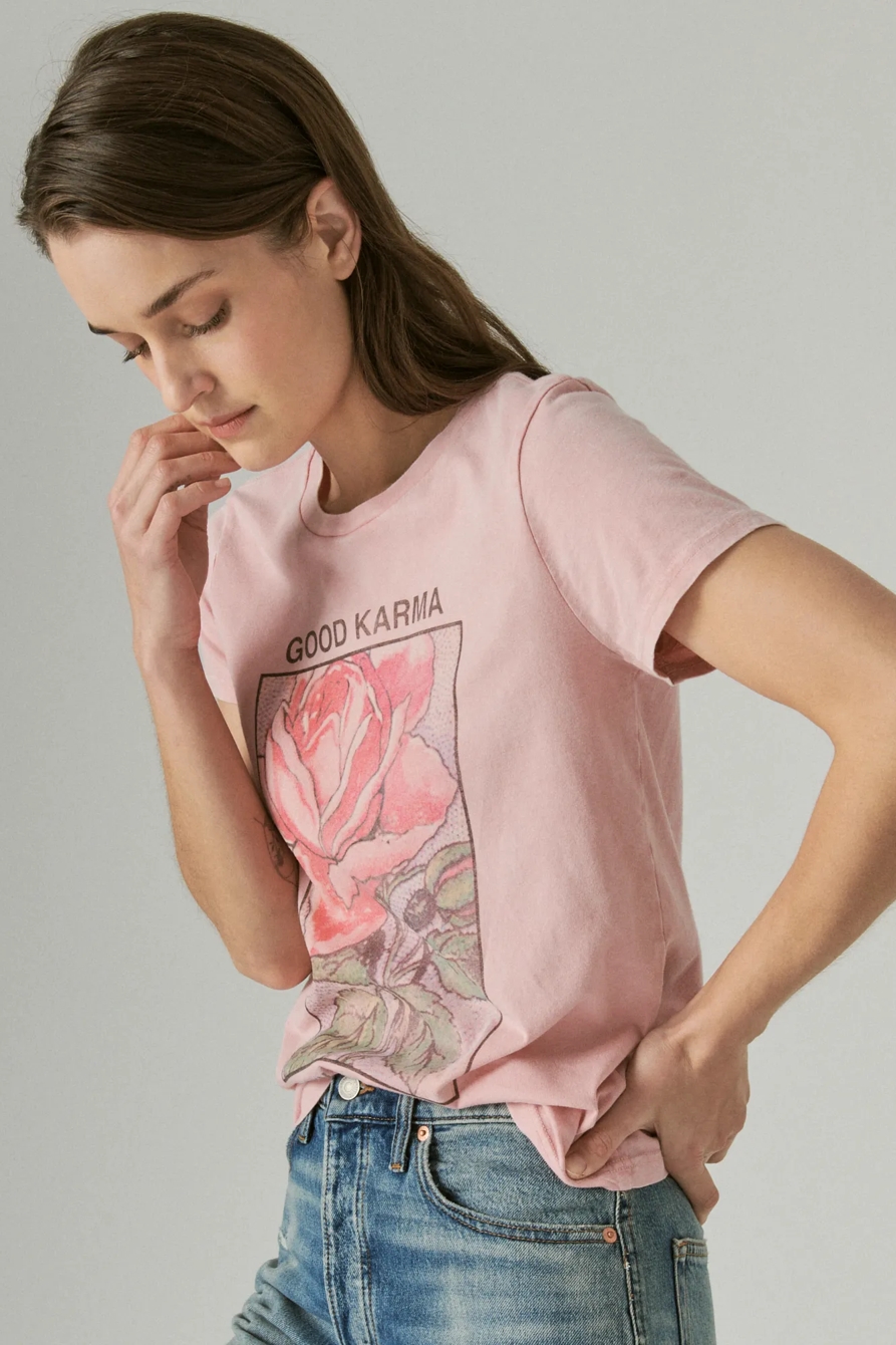 GOOD KARMA CLASSIC CREW TEE, image 3
