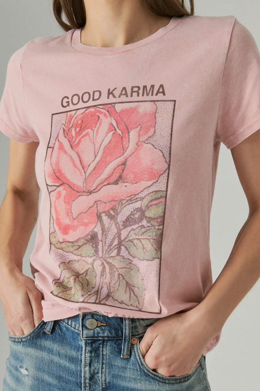GOOD KARMA CLASSIC CREW TEE, image 5