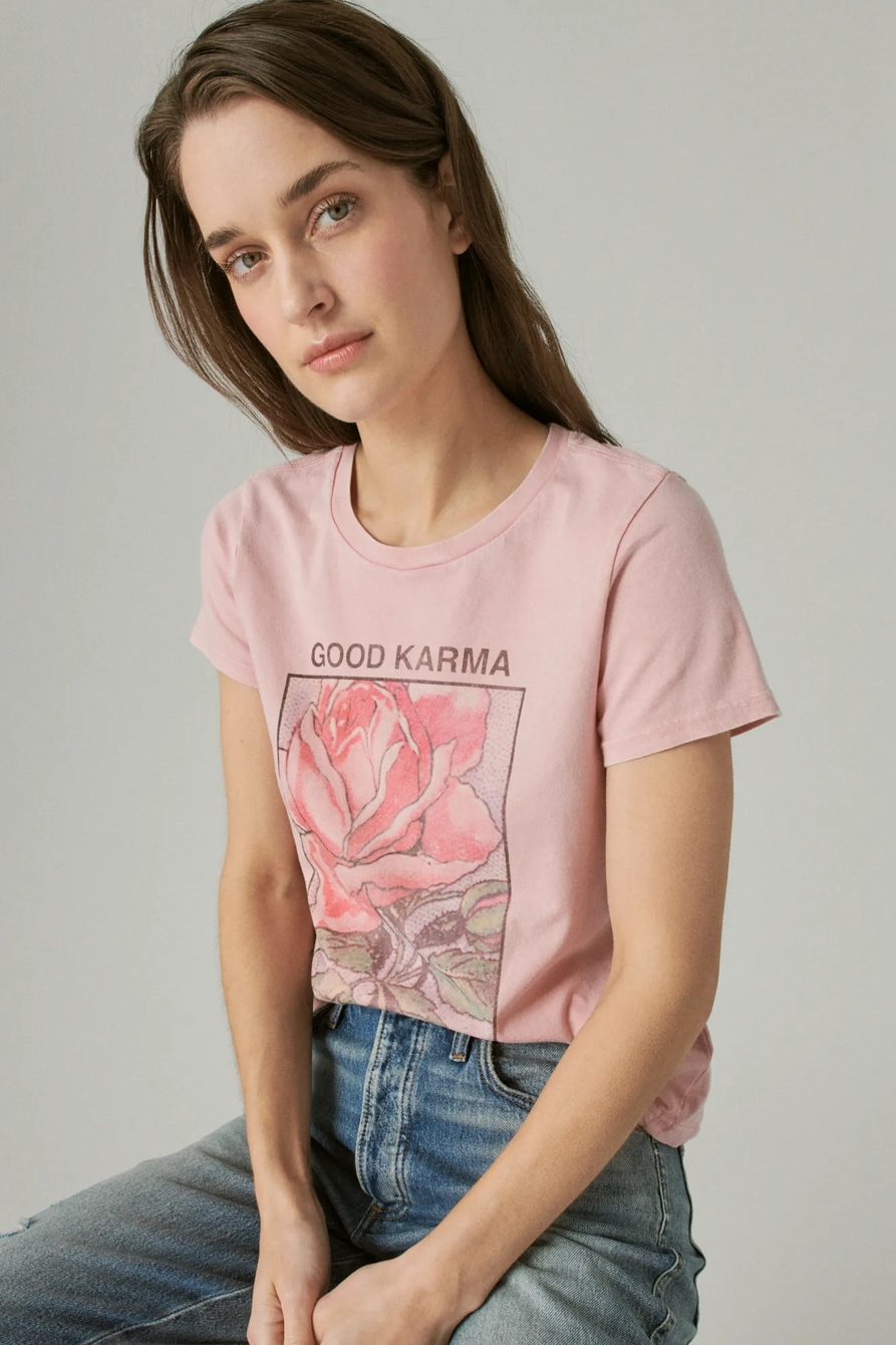 GOOD KARMA CLASSIC CREW TEE, image 6