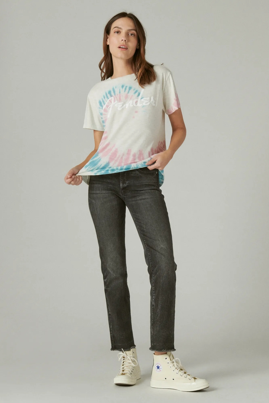 TIE DYE FENDER BOYFRIEND TEE, image 2