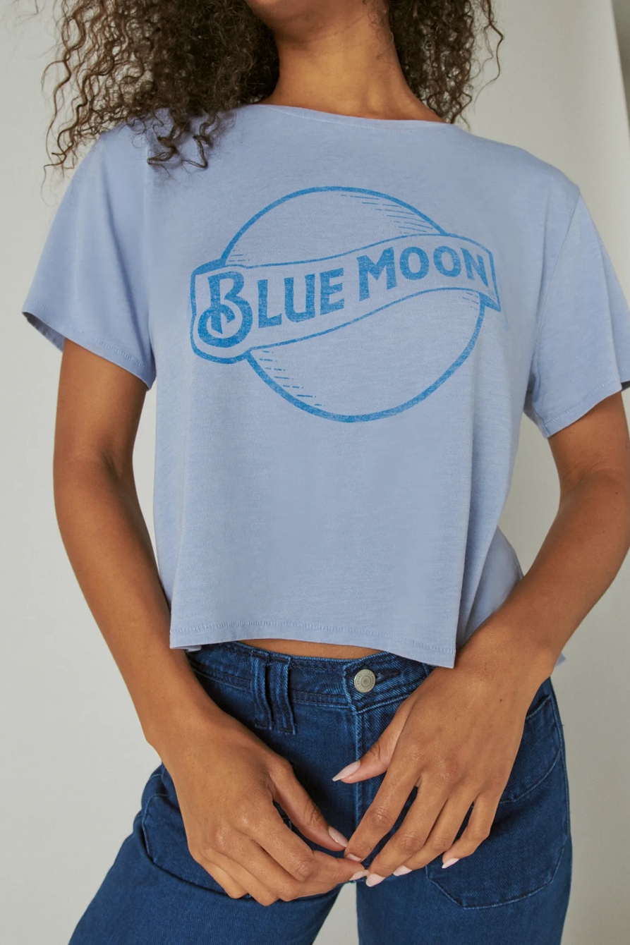 BLUE MOON CROP TEE, image 5