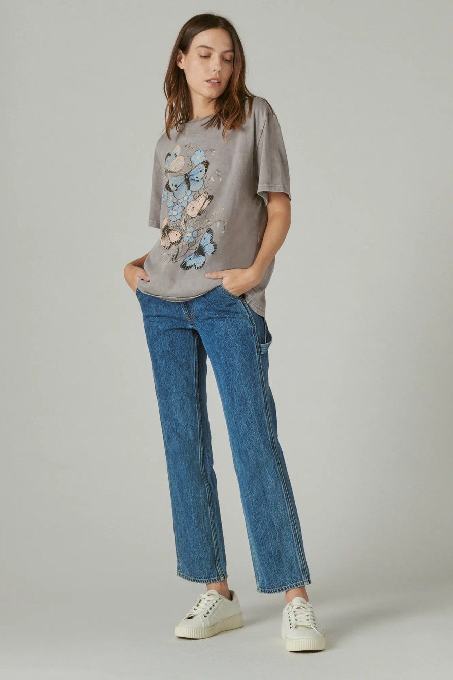 BUTTERFLIES BOYFRIEND TEE, image 2