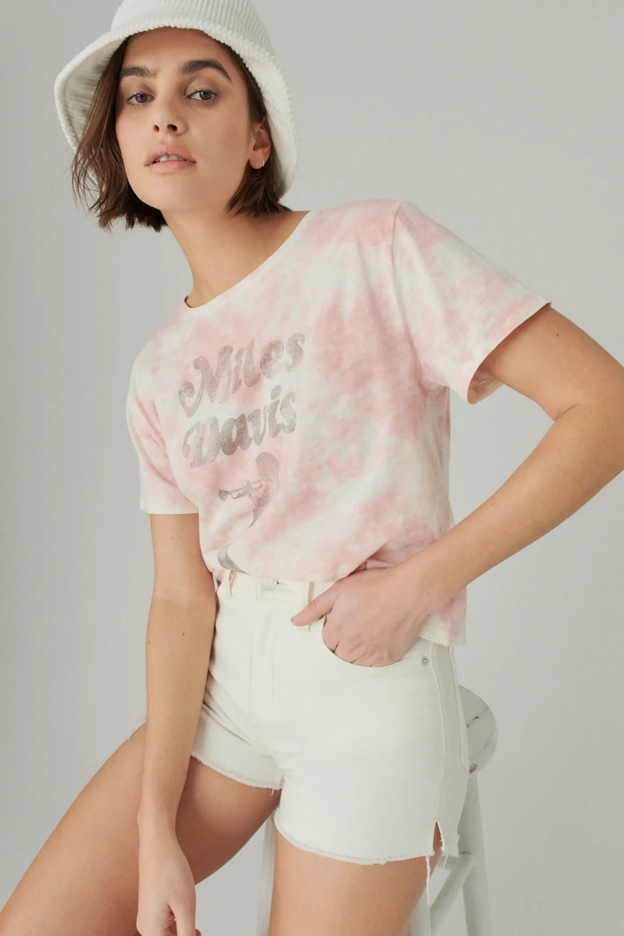 TIE DYE MILES DAVIS CROP TOP, image 6