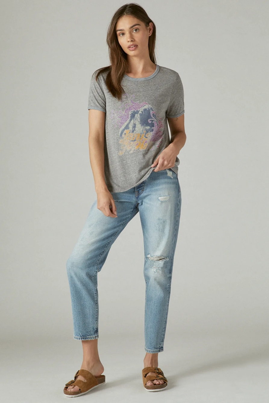 JANIS JOPLIN CLASSIC RINGER TEE, image 2