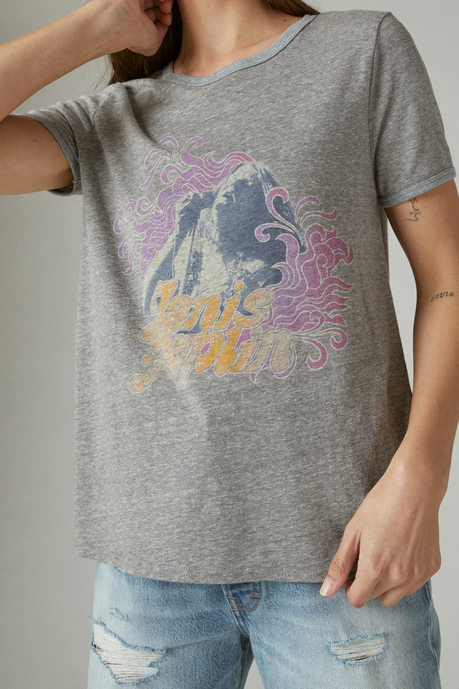 JANIS JOPLIN CLASSIC RINGER TEE, image 5