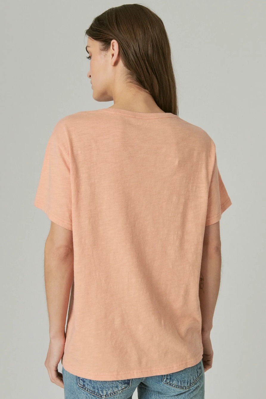 LOVE FLORAL BOYFRIEND TEE, image 4