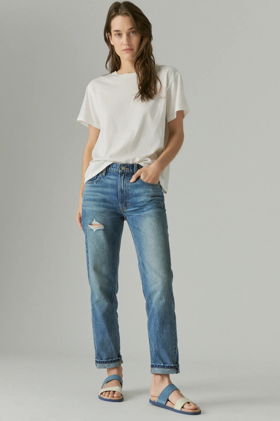 LUCKY HEARTS BOYFRIEND TEE, image 2
