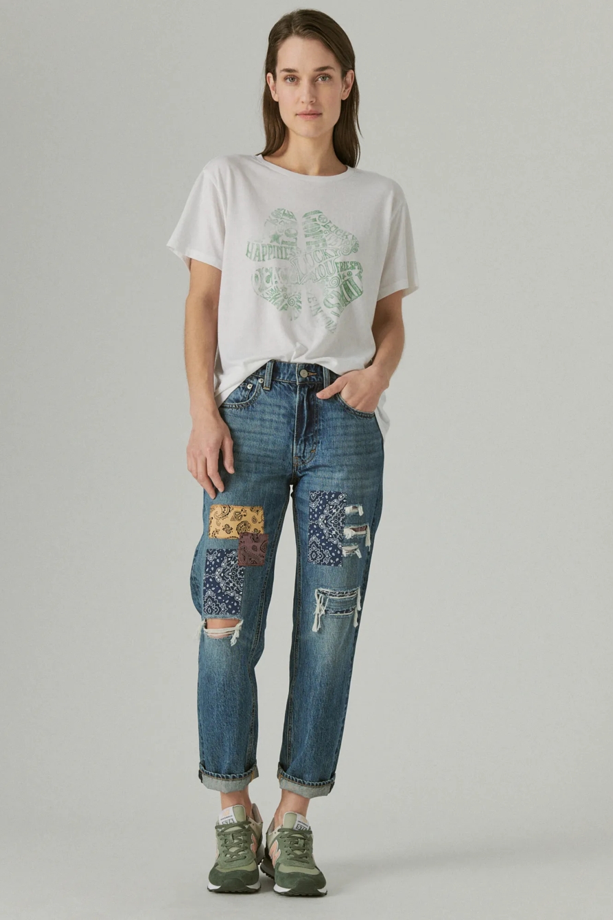 CLOVER FILL BOYFRIEND TEE, image 2