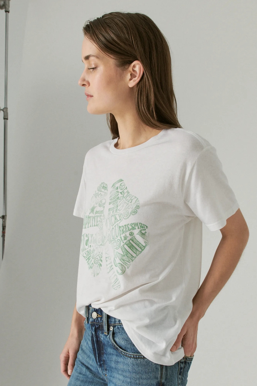 CLOVER FILL BOYFRIEND TEE, image 3