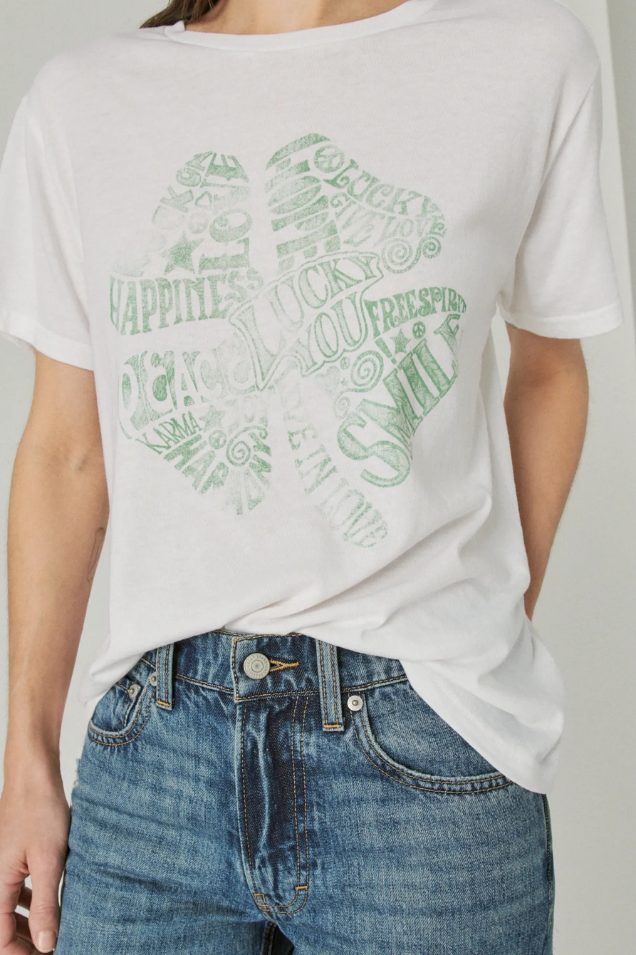 CLOVER FILL BOYFRIEND TEE, image 5