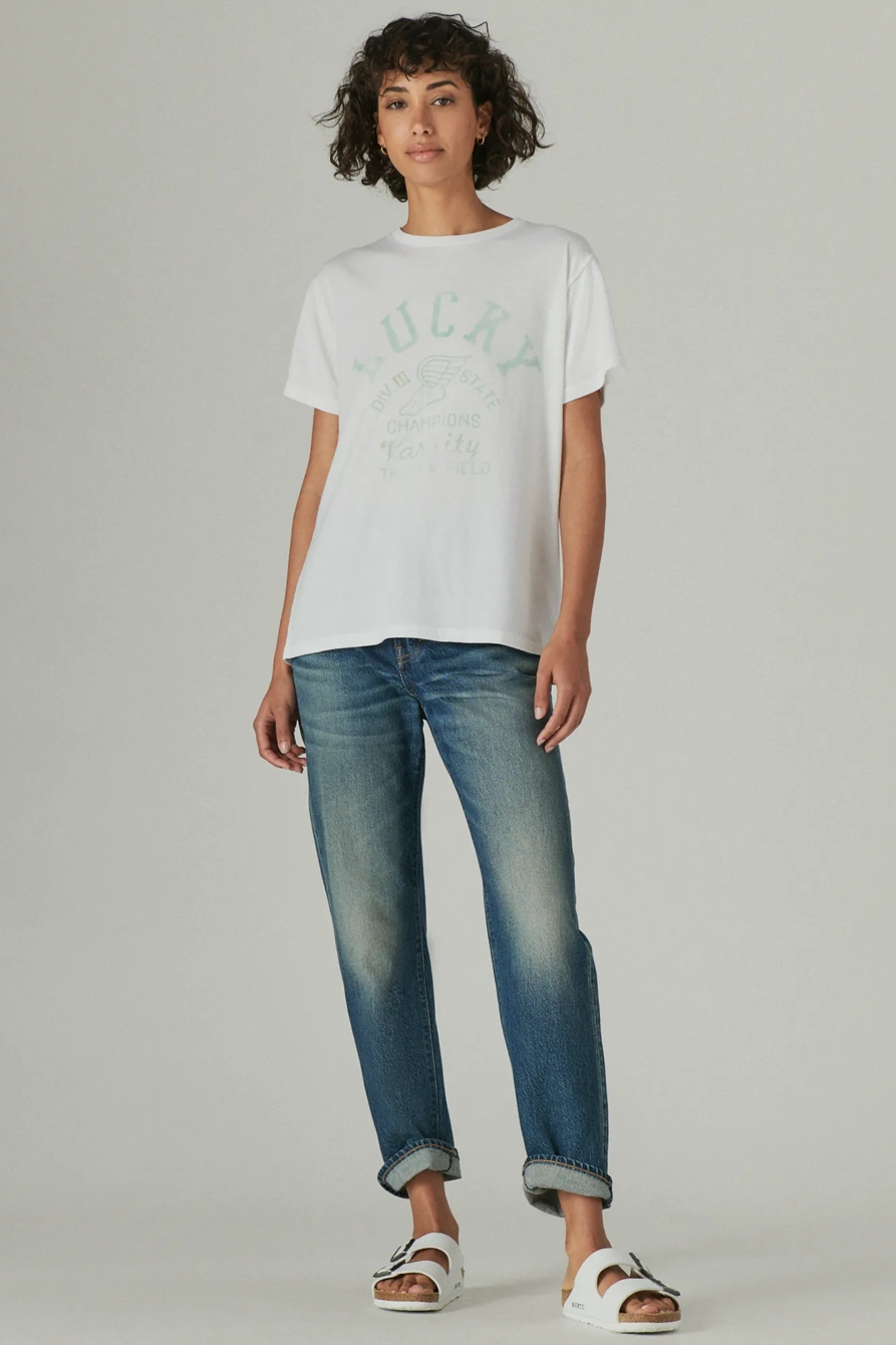 LUCKY WINGS BOYFRIEND TEE, image 2