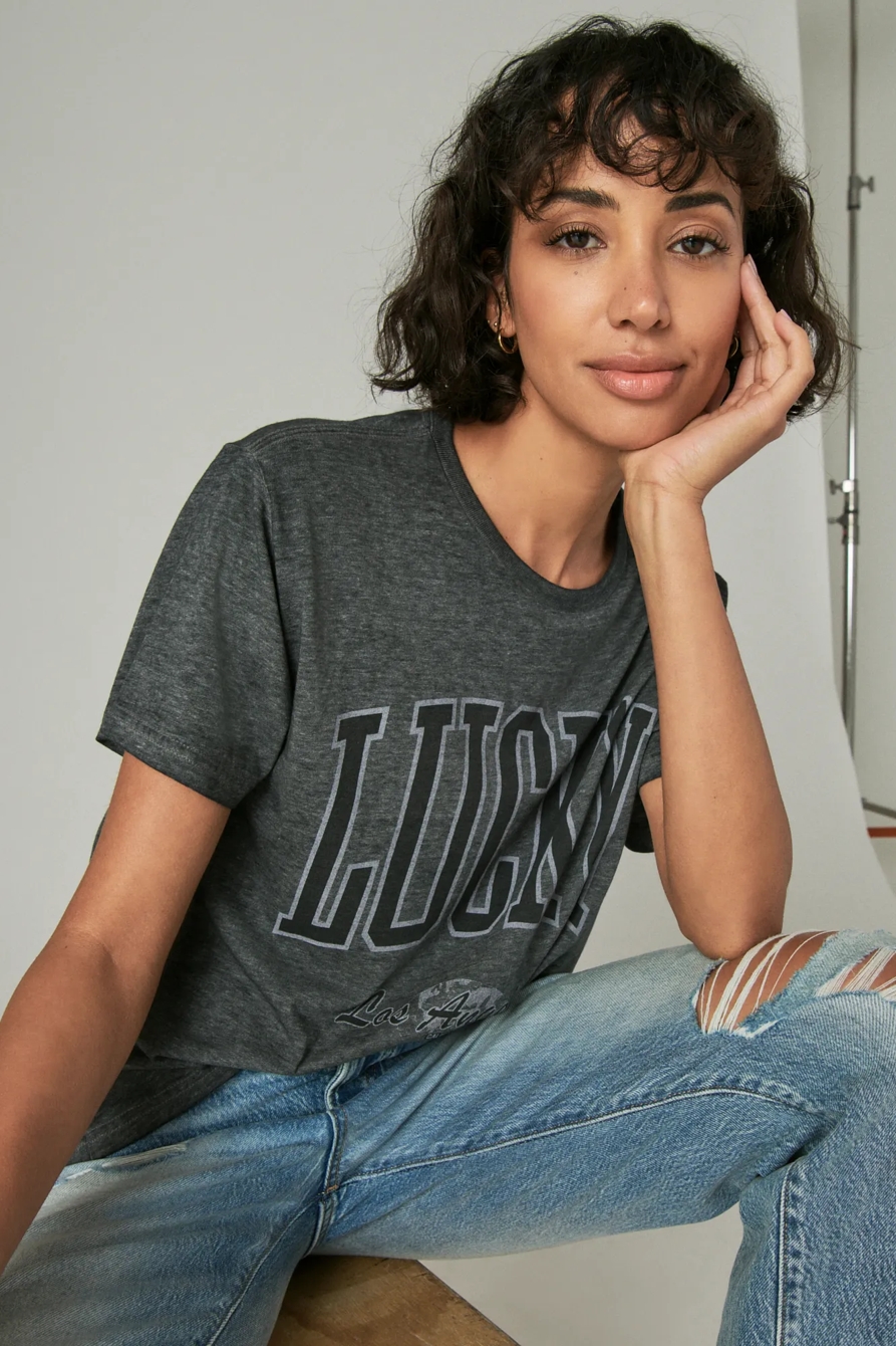 LUCKY LOS ANGELES BOYFRIEND TEE, image 6