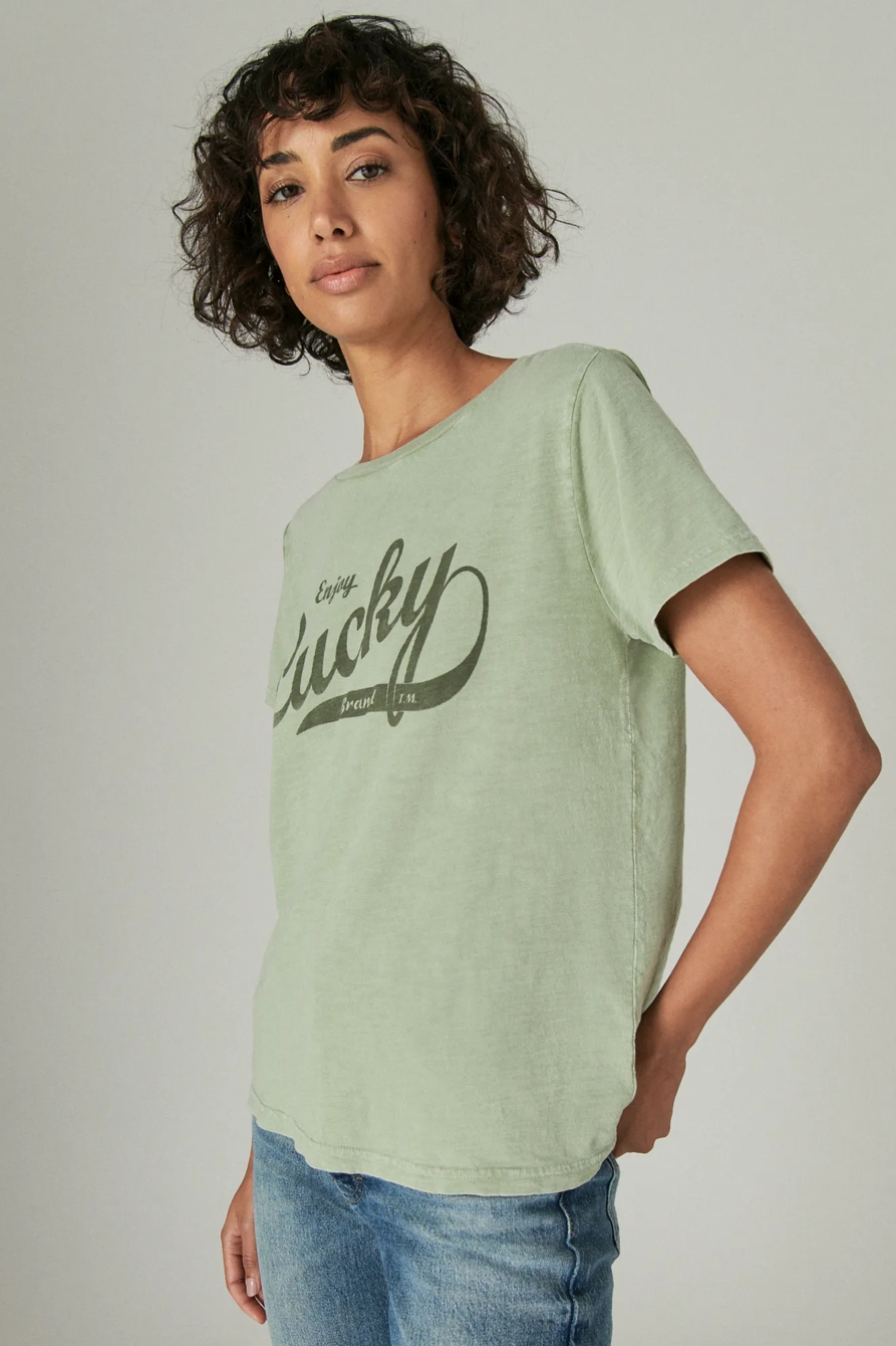 LUCKY SCRIPT CLASSIC CREW, image 3