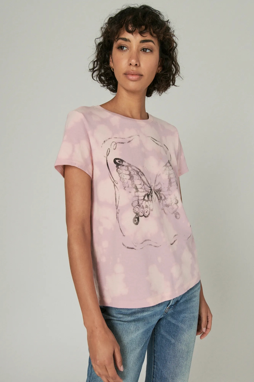 BUTTERFLY CLASSIC CREW TEE, image 1