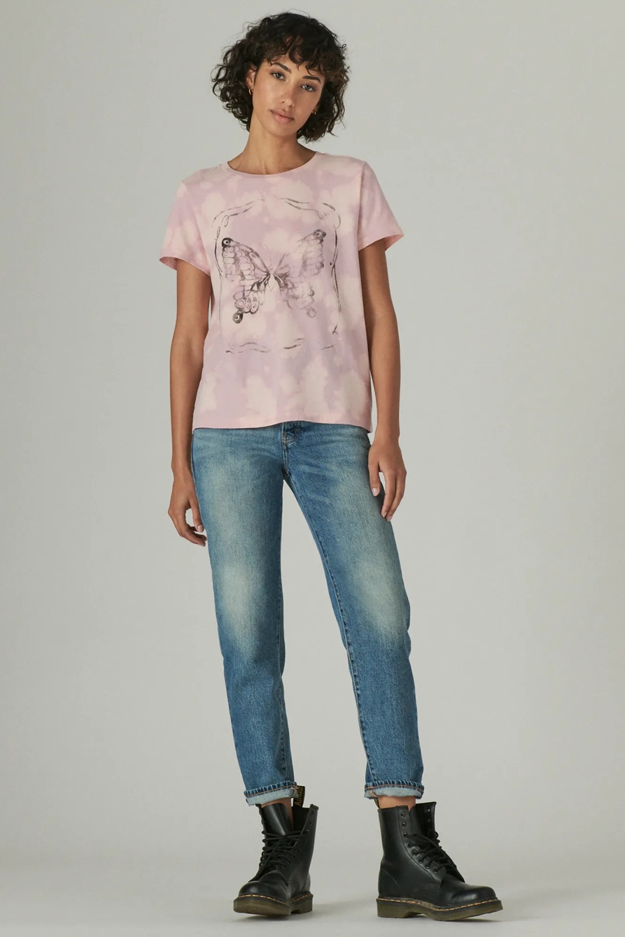 BUTTERFLY CLASSIC CREW TEE, image 2