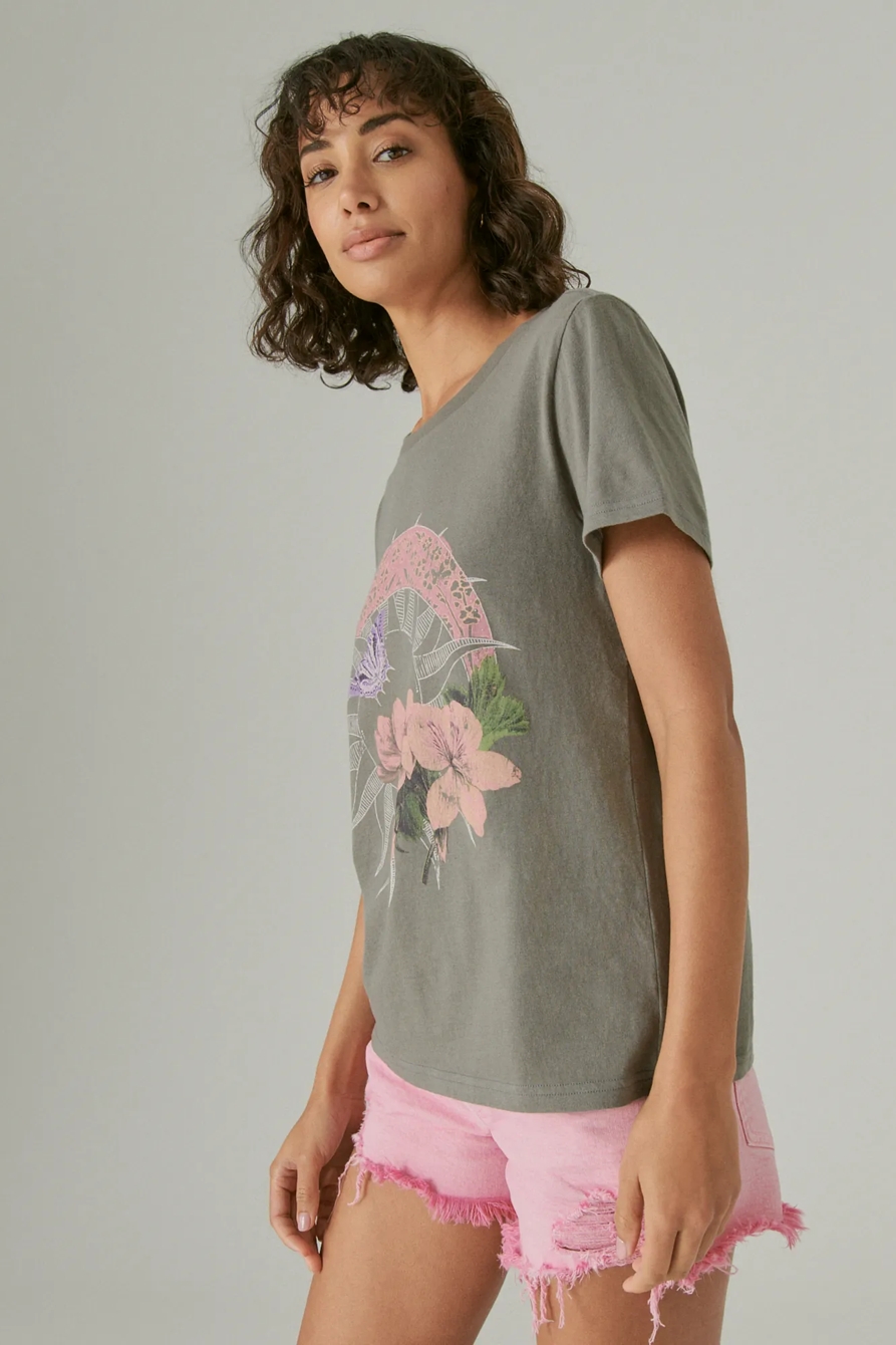 DAISY GEO CLASSIC CREW TEE, image 3