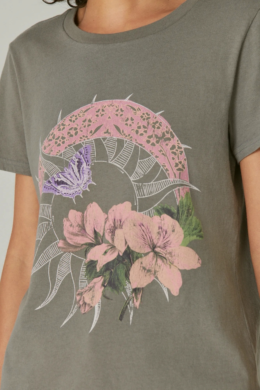 DAISY GEO CLASSIC CREW TEE, image 5