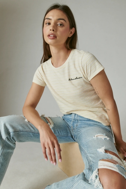 STRIPED BABY TEE, image 1