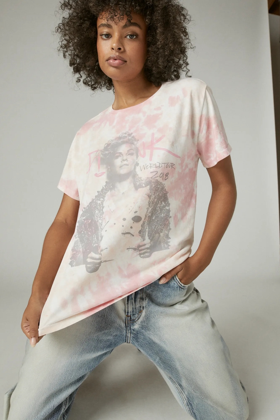 PINK BOYFRIEND TIE DYE CONCERT TEE, image 6