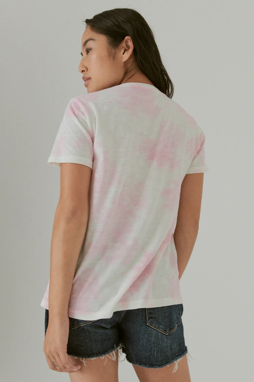 LUCKY SCRIPT CLASSIC CREW TEE, image 3