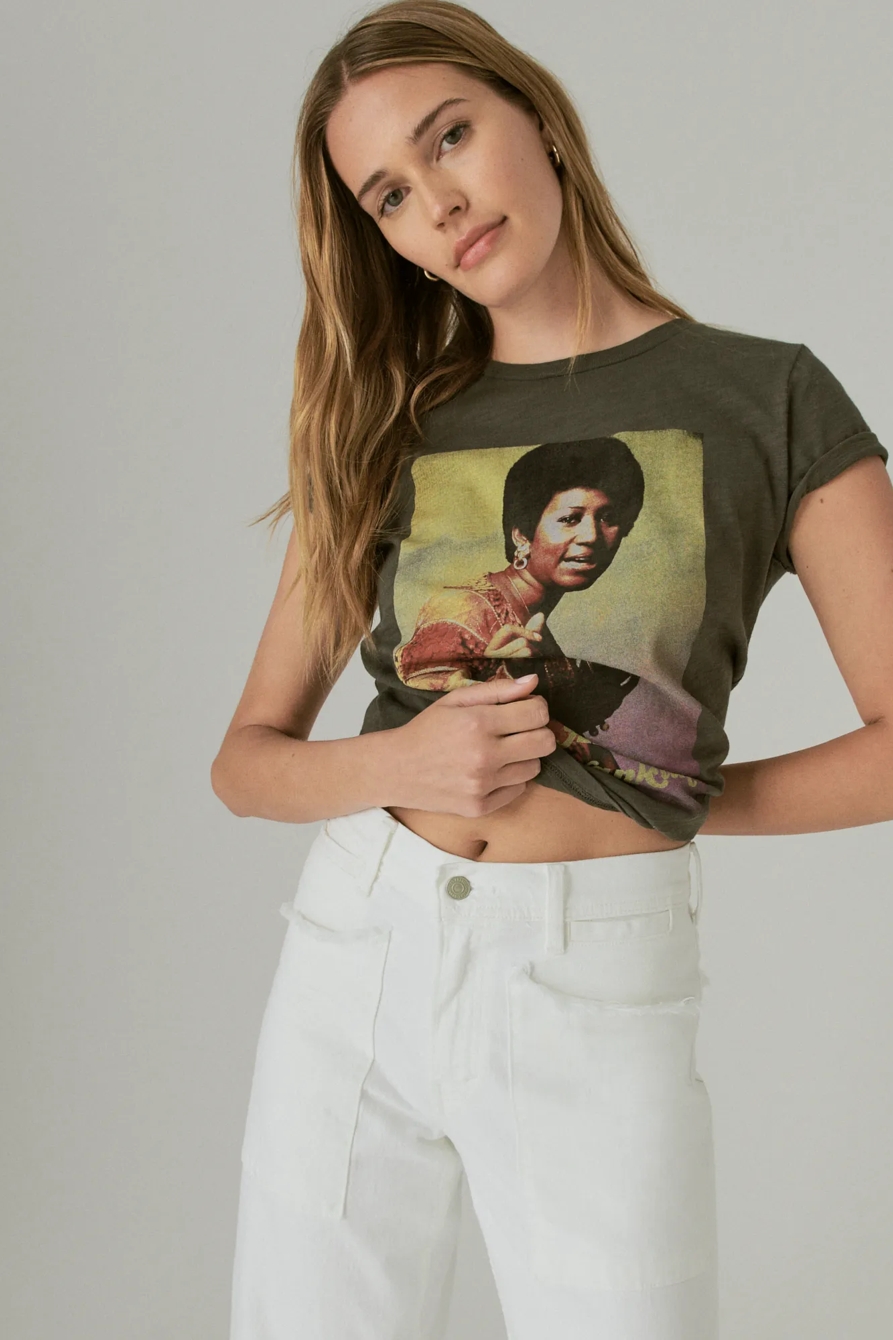 ARETHA FRANKLIN CLASSIC CREW TEE, image 2