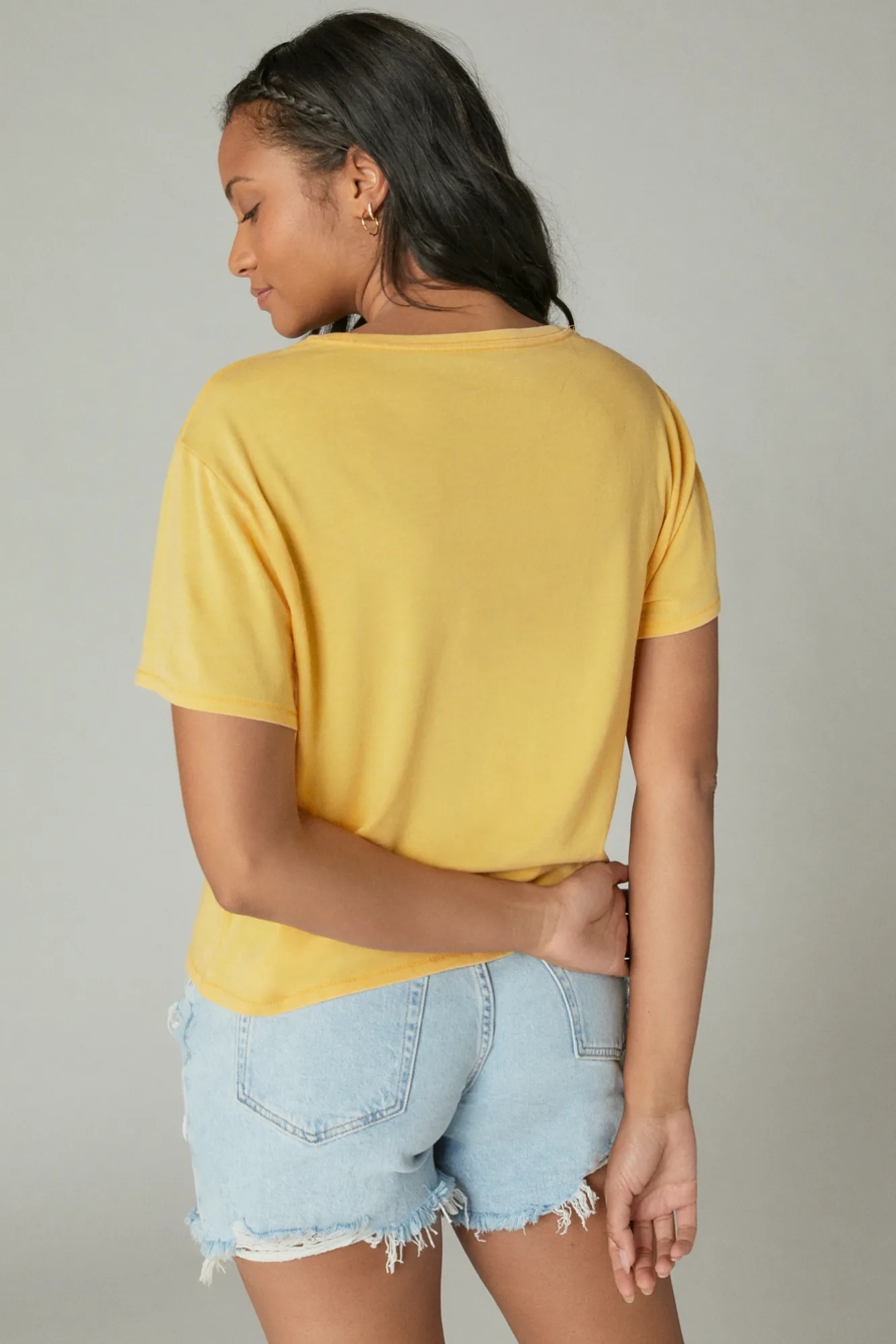 LUCKY SURF HIT CROP TEE, image 3