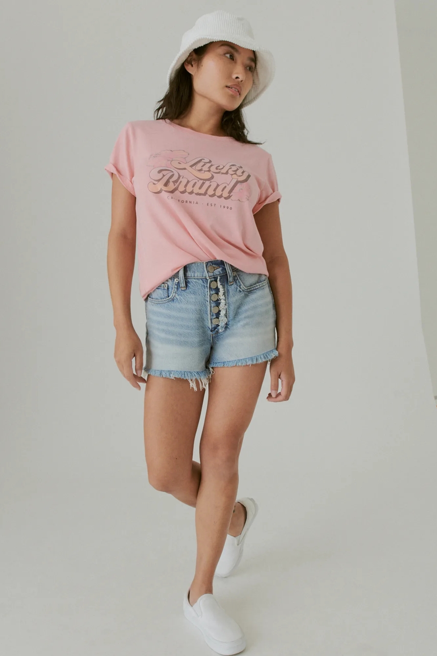 LUCKY HIBISCUS CLASSIC CREW TEE, image 4