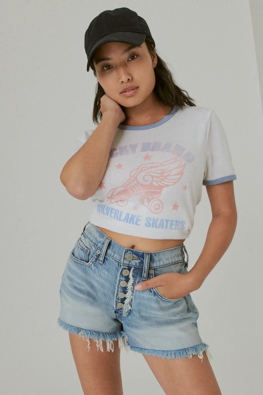 SILVERLAKE SKATERS CLASSIC RINGER TEE, image 2