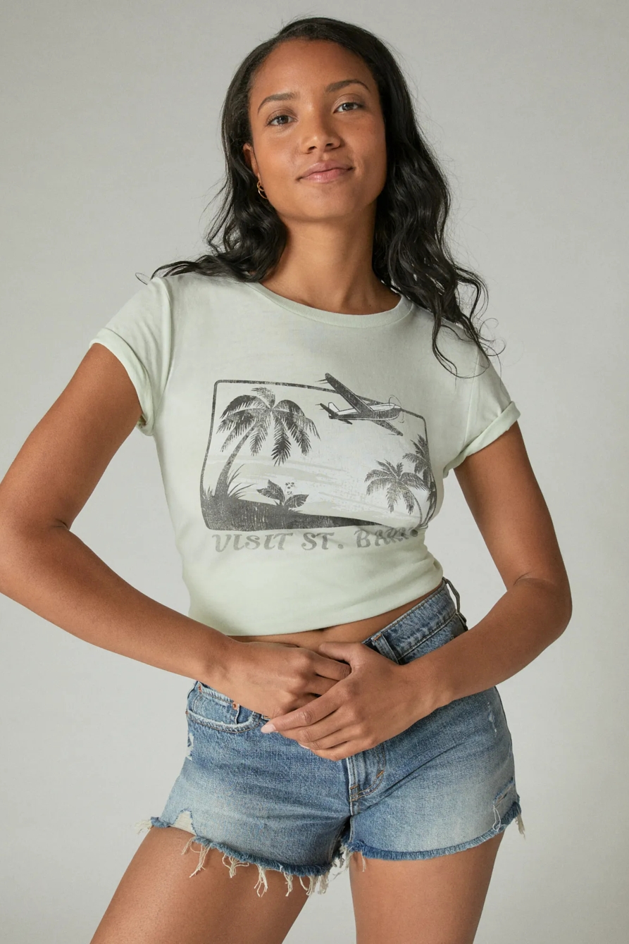 VISIT ST. BARTS CLASSIC CREW TEE, image 2