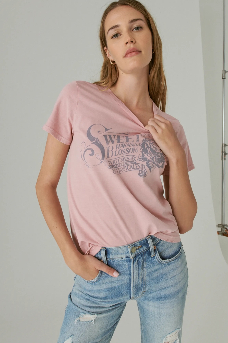 SWEET BLOSSOM CLASSIC CREW TEE, image 2