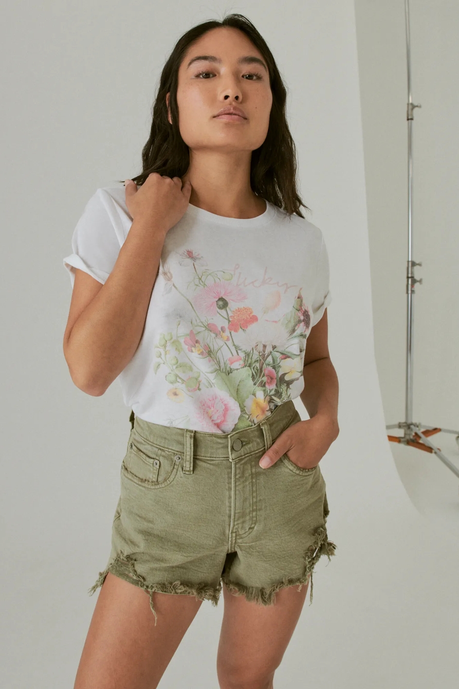 LUCKY BOUQUET CLASSIC CREW TEE, image 2