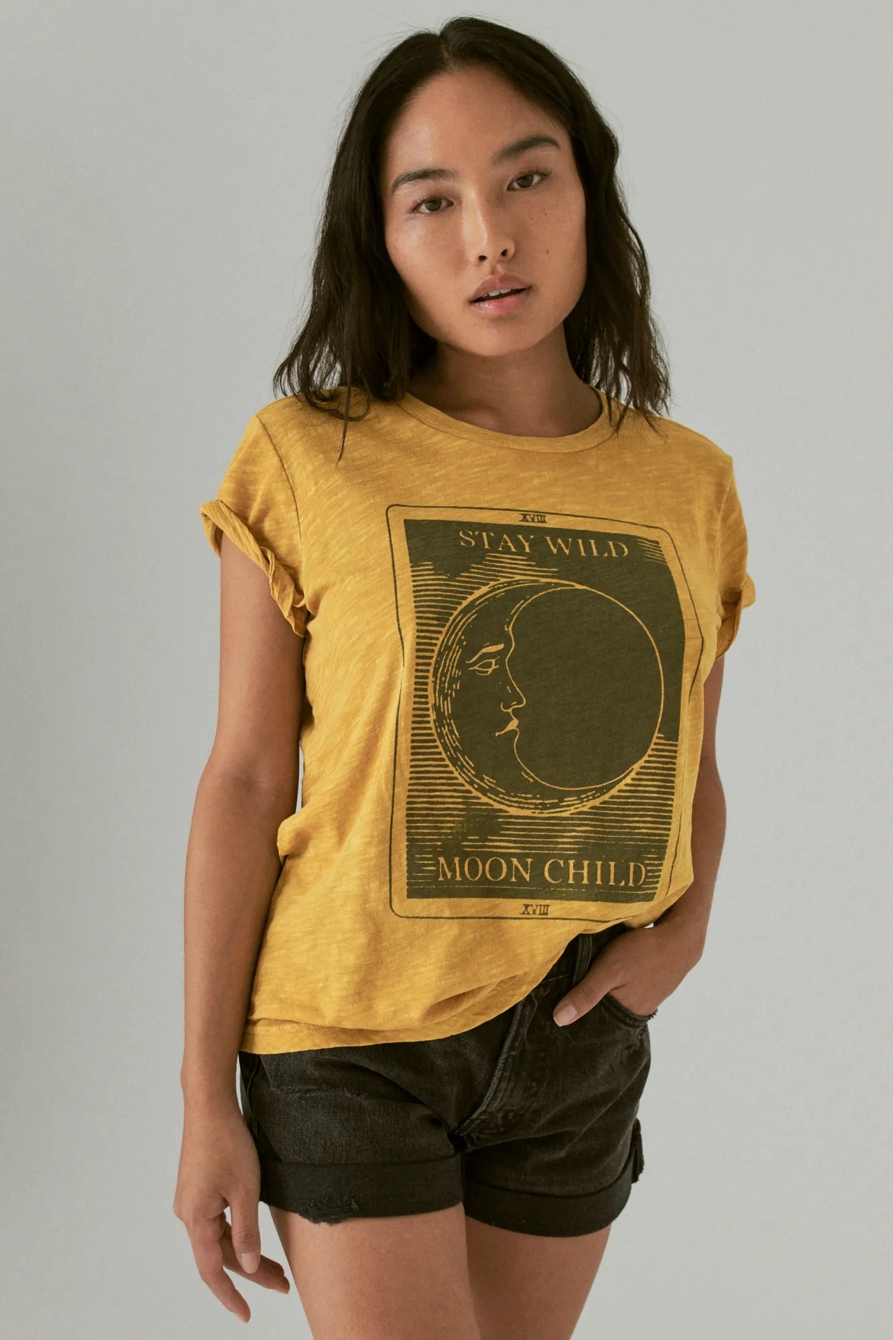 MOON CHILD CLASSIC CREW TEE, image 2