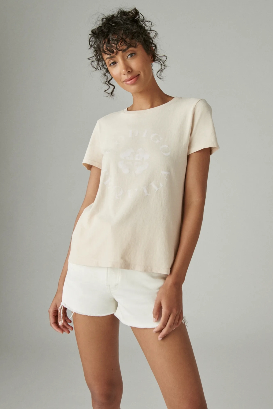 CODIGO 1530 X LUCKY BRAND CIRCLE CLASSIC CREW TEE, image 2